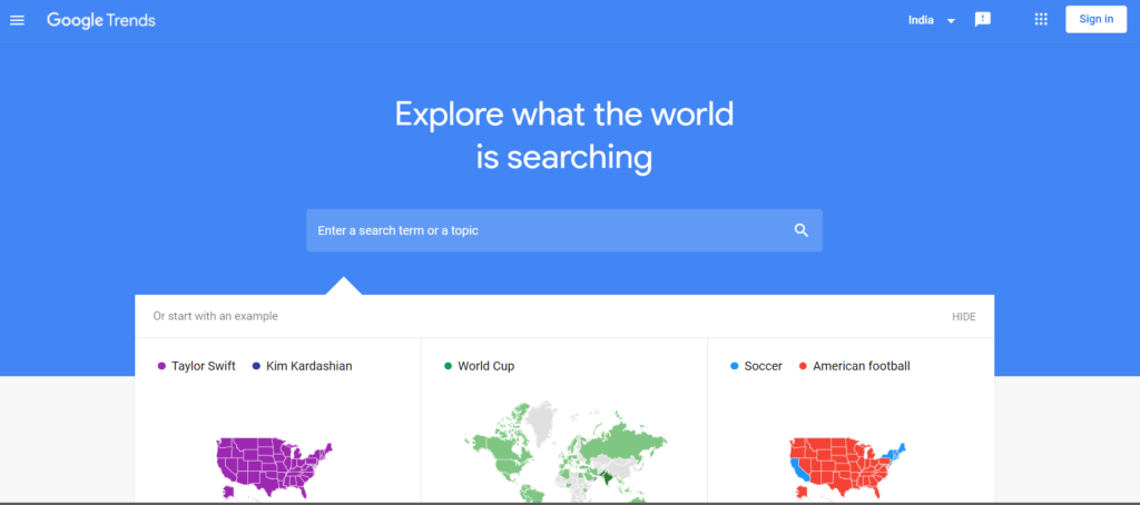 15 Digital Marketing Tools - Google trends