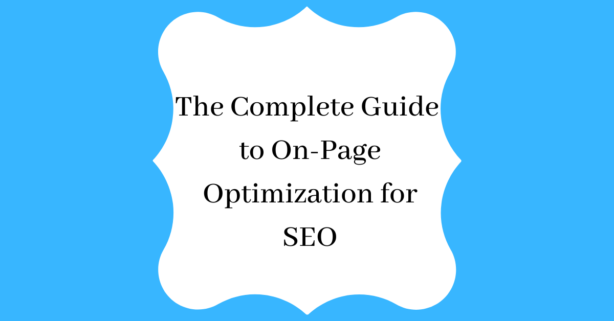 Blog Thumbnail - On page optimization